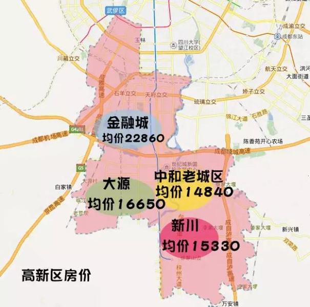 不可思議!成都5月房?jī)r(jià)地圖出爐,限購(gòu)后成都人更想買房了